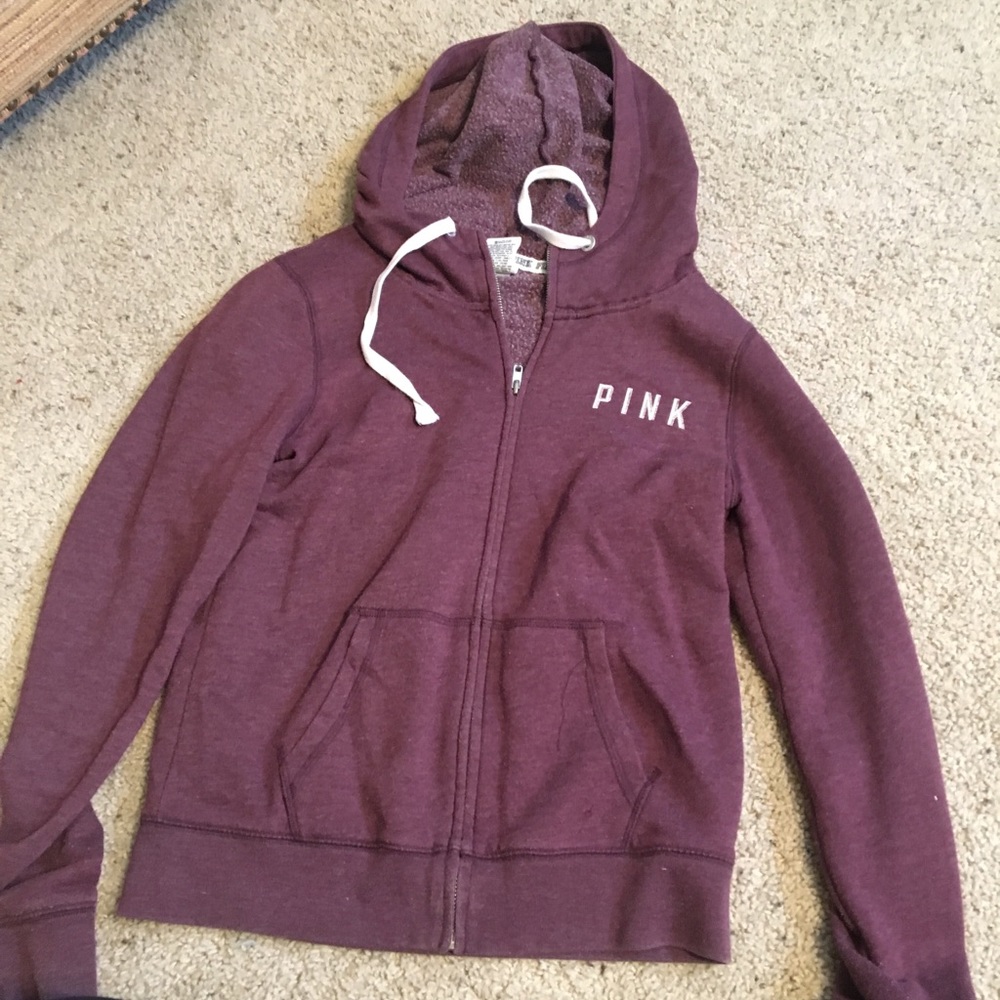 Maroon hoody from Pink